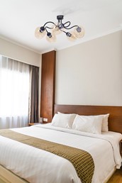 Lampa Sufitowa DIUNA K-5191 Czarny/Bursztynowy