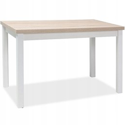 Stół ADAM 100x60 Biały Mat/Dąb Sonoma