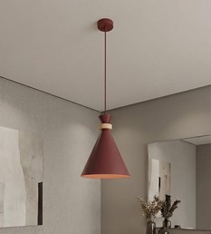 Lampa Wisząca ZERO 1 Burgundowy