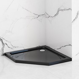 Brodzik Prysznicowy DIAMOND 90x90 Czarny