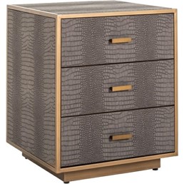 Komoda CLASSIO Szary/Złoty