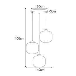 Lampa Sufitowa CAMPO K-5664 Grafitowy/Czarny