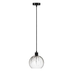 Lampa Wisząca SALIN 1B Czarny/Biały