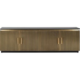 Szafka RTV IRONVILLE 200 Czarny/Złoty