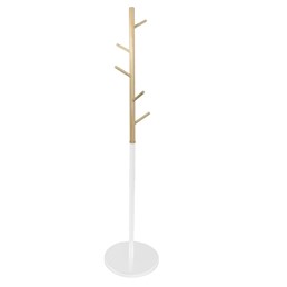 Wieszak MIKO Biały/ Naturalny