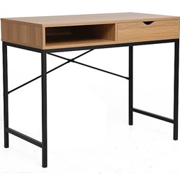 Biurko B-027 Czarny/Dąb