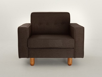 Fotel Zugo 96x84x80 Ziarno Kawy/Orzech