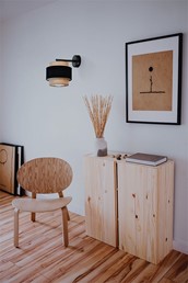 Kinkiet GATO K-5234 Czarny/Beżowy