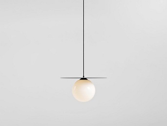 Lampa wisząca SKIVA BALL L – czarny