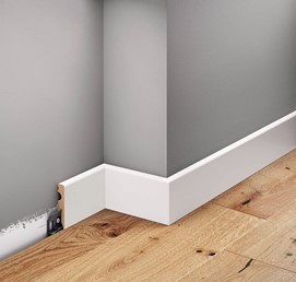 Listwa Przypodłogowa MDF Laminowana LMDF-02 220 cm Biały Półmat