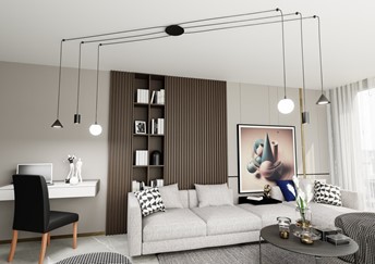 Lampa Wisząca FUJI 6 Czarny