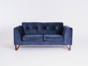 Sofa 2 os. Willy 170x97x68 Aronia/Orzech