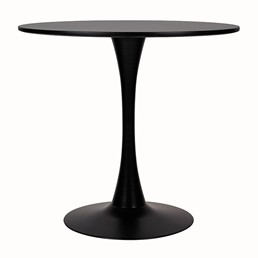 Stół Okrągły TULIP fi80 Czarny
