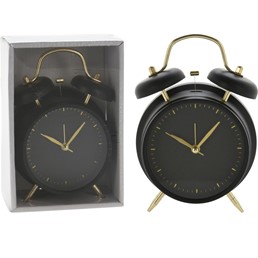 Zegar Budzik DRACO Czarny