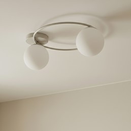 Lampa Sufitowa SOPRA 2 Beżowy/Biały