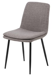 Krzesło BECCA Tkanina Basel 34FR Szary