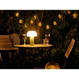 Lampa Ogrodowa SOHAM Zielony/Biały