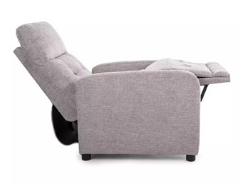 Fotel Rozkładany OTUS Brego Szary/Czarny