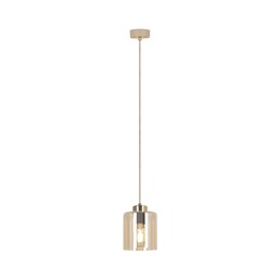 Lampa Wisząca VANES K-5810 Bursztynowy/Beż/Złoty