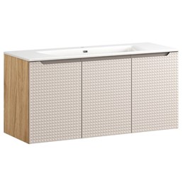 Zestaw Meblowy SKY 120cm Beż/Dąb Olejowany