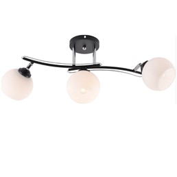 Żyrandol OLEKSI 3 Czarny/Miedziany