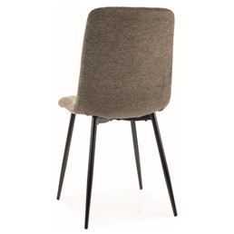 Krzesło ALAN Brego Czarny/Beż 34