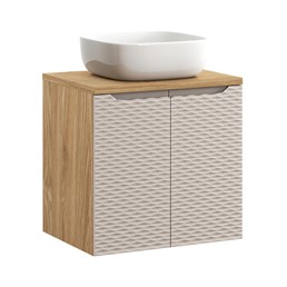 Zestaw Meblowy SMILE 60cm Beż/Dąb Olejowany