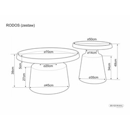 Zestaw Ław RODOS Beż Mat