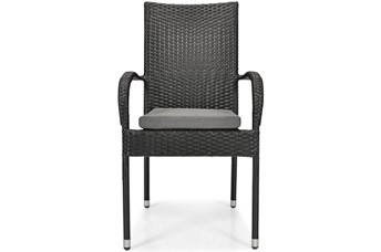 Krzesło Ogrodowe MALAGA Czarne