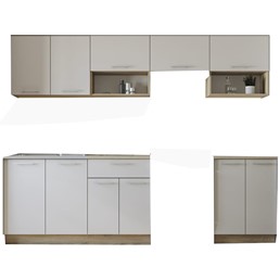 Kuchnia Zestaw VIOLA 260 Dąb Cremona/Kaszmir