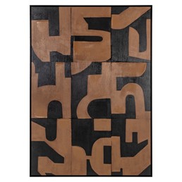 Obraz CASCADE 140x100 cm Brązowy