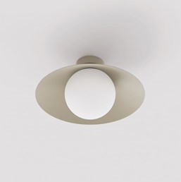 Lampa Sufitowa MONO 1S Beżowy/Opal