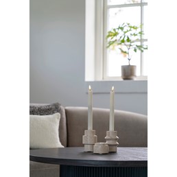 Zestaw 2 Świeczników HOUSE NORDIC Beżowy