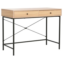 Biurko B11-FX Dąb Naturalny/Czarny