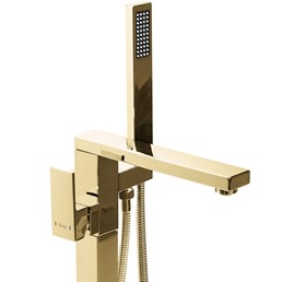 Bateria Wannowa Podłogowa TERY Złoty