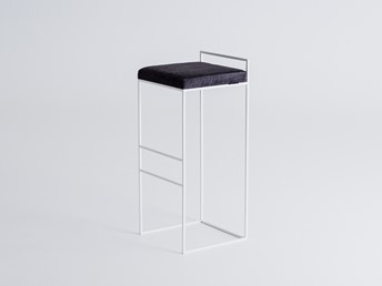 Stołek Barowy DISI Chmura Burzowa/Biały