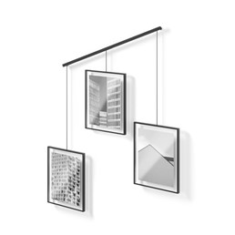 Zestaw 3 Ramek do Zdjęć EXHIBIT Czarny