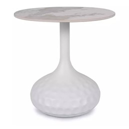 Ława SALO B fi50 Biały Efekt Marmuru