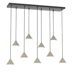 Lampa Wisząca GIRO 9 Czarny/Beżowy