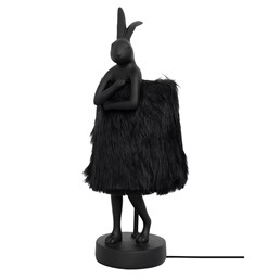 Lampa Stołowa RABBIT FUR 50 cm Czarna/Złota
