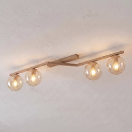 Lampa Sufitowa NATON 4 Beżowy/Miodowy
