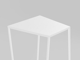 Stolik  Zak Metal 30x30 Biały