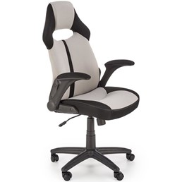 Fotel Gabinetowy BLOOM Czarny/Popielaty