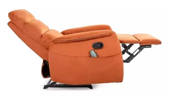 Fotel Rozkładany SOLON M Velvet Cynamon/Czarny