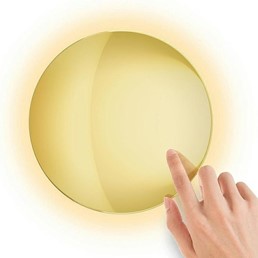 Lampa Ścienna SHADOW SUN fi30 Złoty