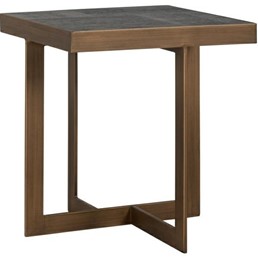 Stolik CAMBON 50x50 Czarny/Naturalny