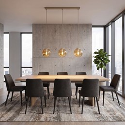 Lampa Wisząca COSMO 3 Beżowy/Miodowy