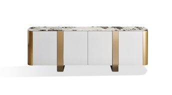 Komoda STILIG ST921 Biały/Złoty