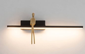 Lampa Ścienna BOY Czarny