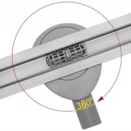 Odpływ NEO SLIM PRO 700 Stal Szczotkowana